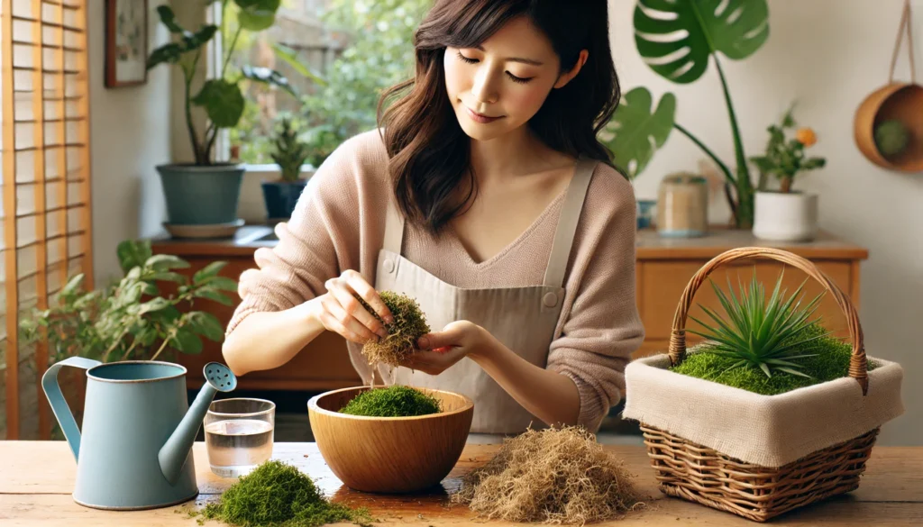 水苔の基本的な使い方を解説