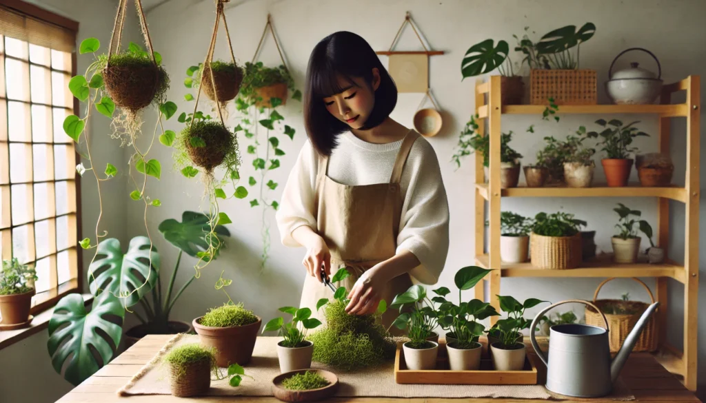 ポトスを水苔で育てるメリット