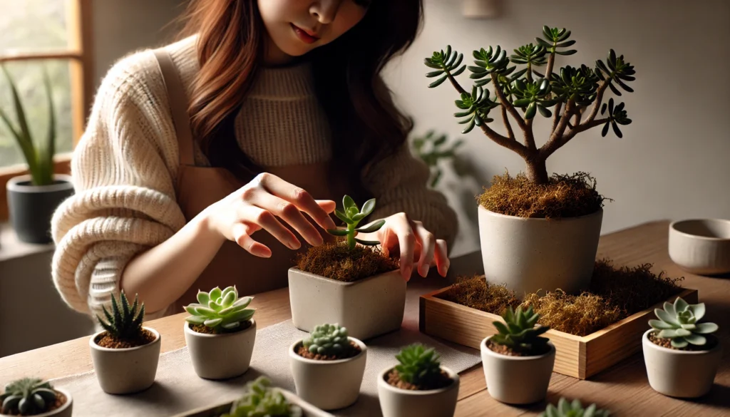 多肉植物に水苔を使うときの注意点