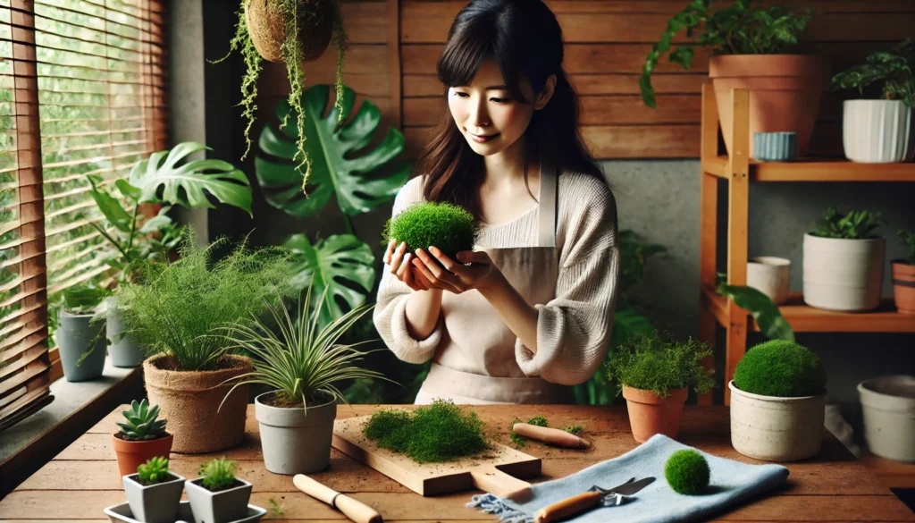 植え替え時の水苔の扱い方
