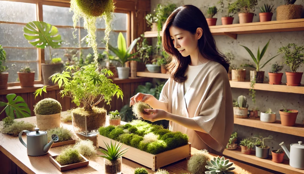 水苔にカビが生える原因と対策