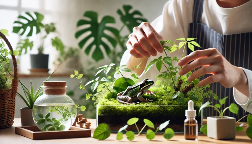 カエル飼育の観葉植物|おすすめの育て方と選び方