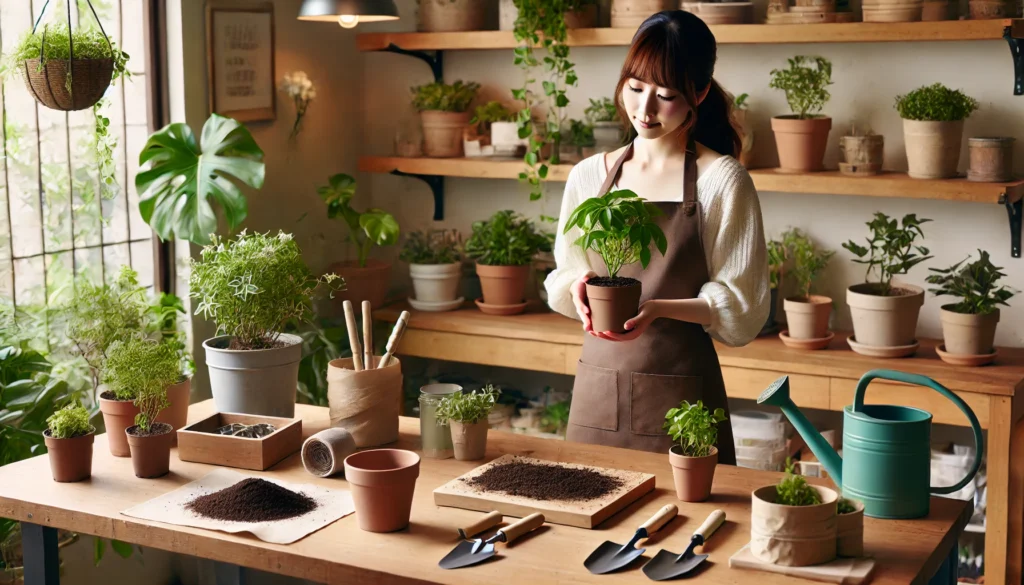 花屋の植え替えサービスの内容を解説