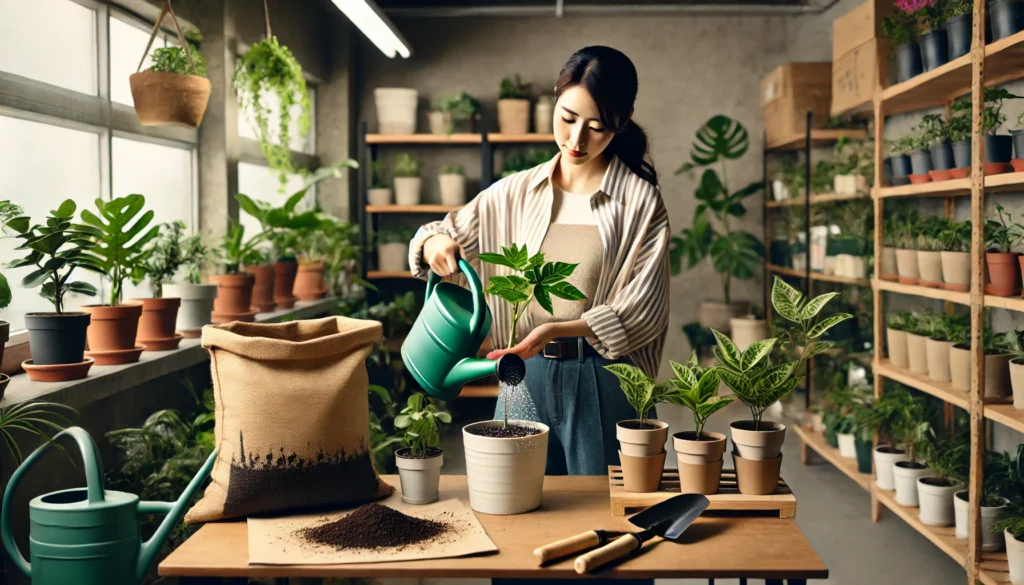 植え替え後に水やりしないとどうなる?