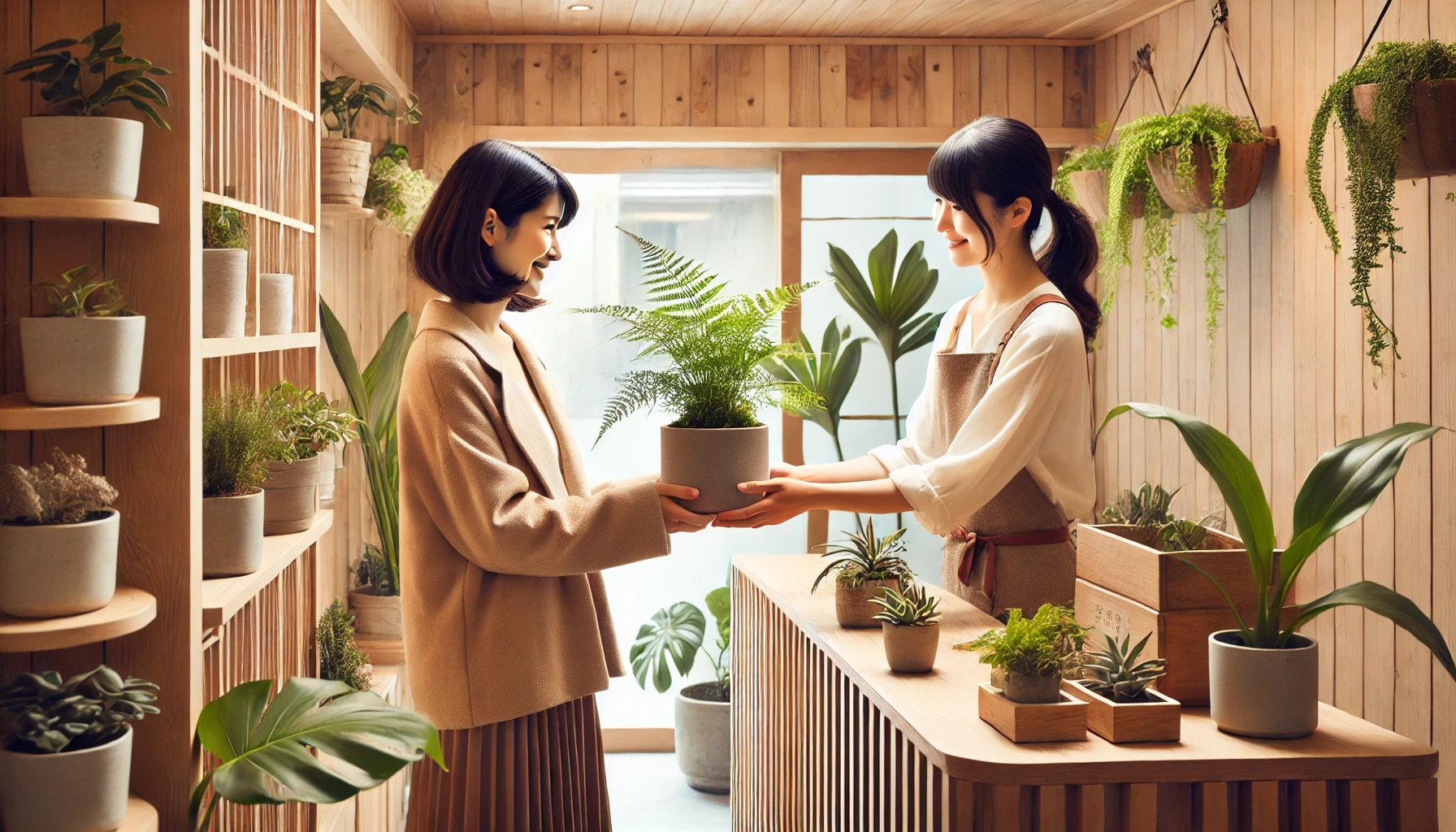 観葉植物の植え替え持ち込み対応の花屋はある？