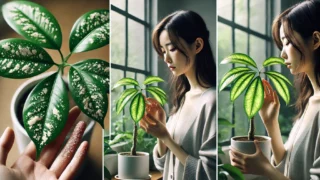 パキラの葉にできる白い斑点の原因と対処法を徹底解説