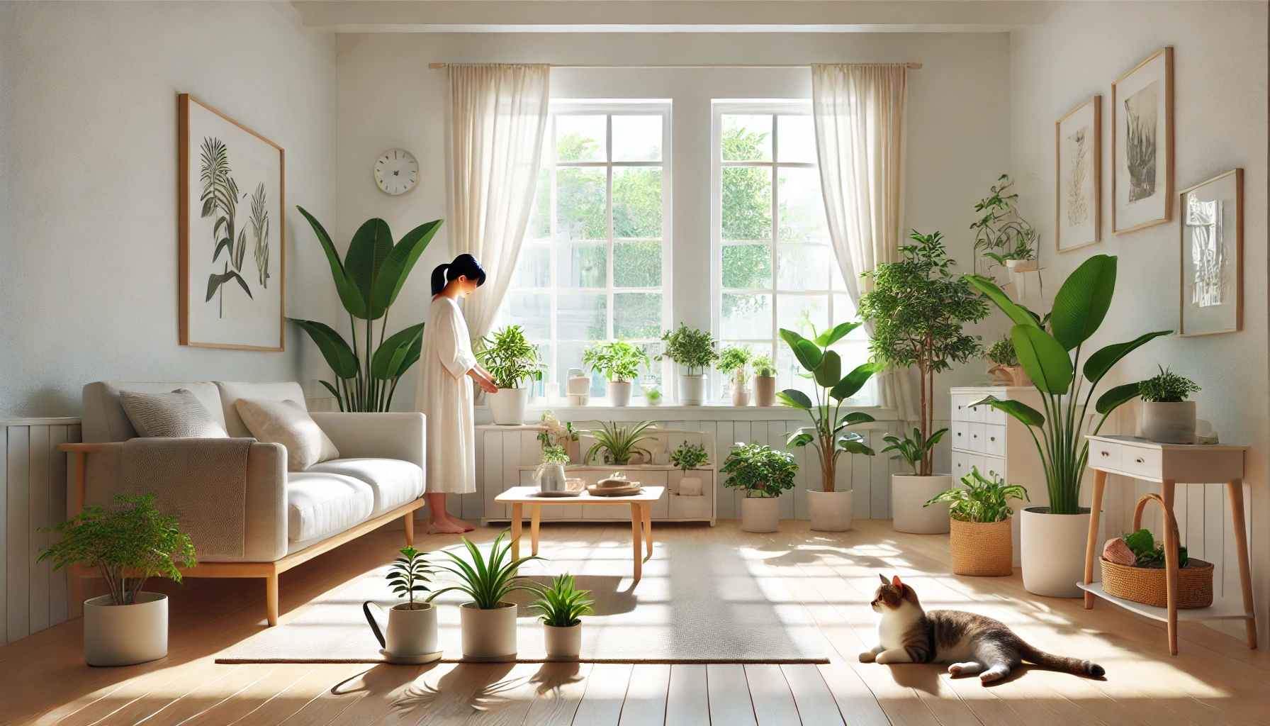 猫におすすめの観葉植物を紹介