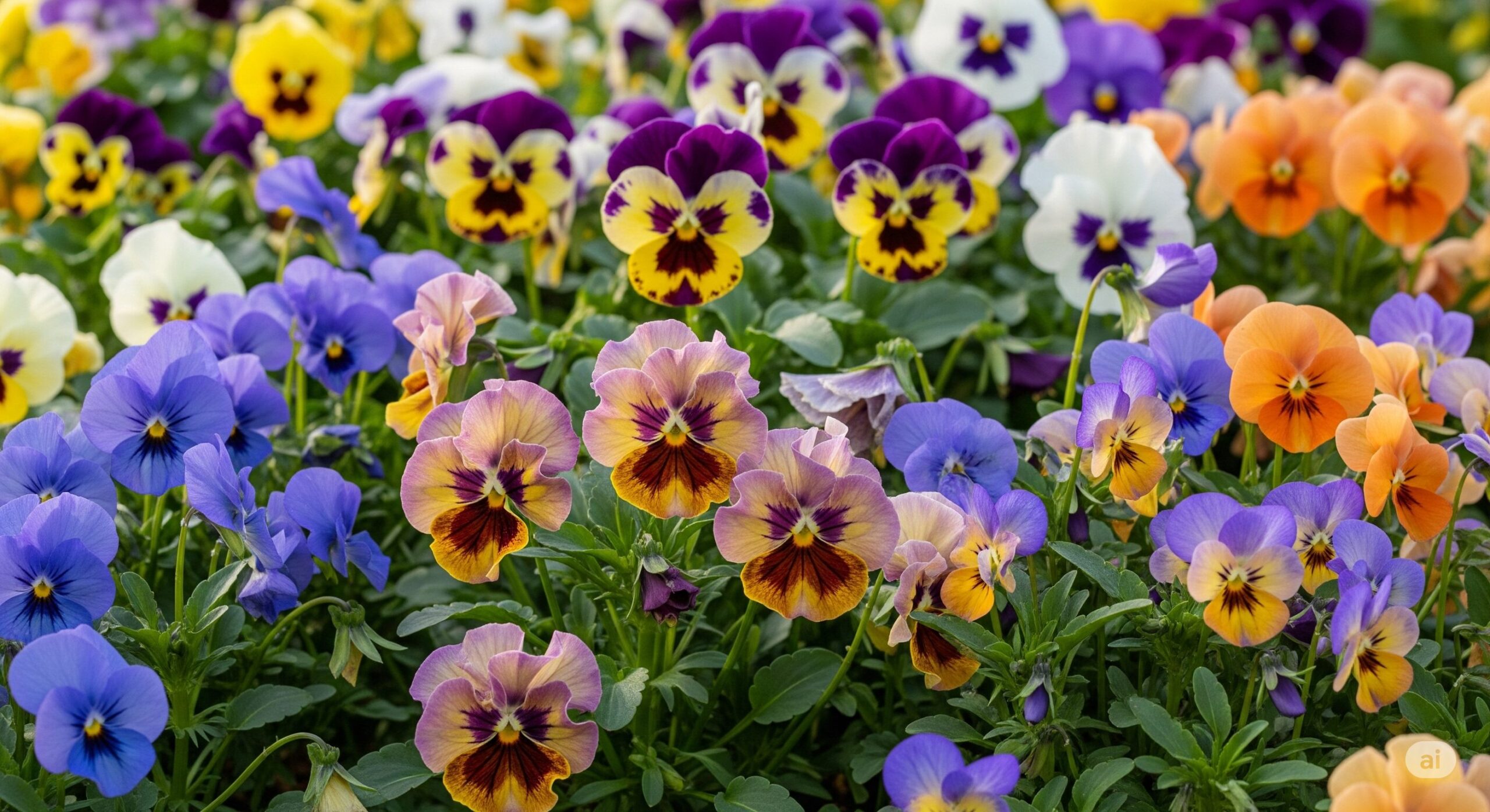 パンジーの仲間の花もチェック