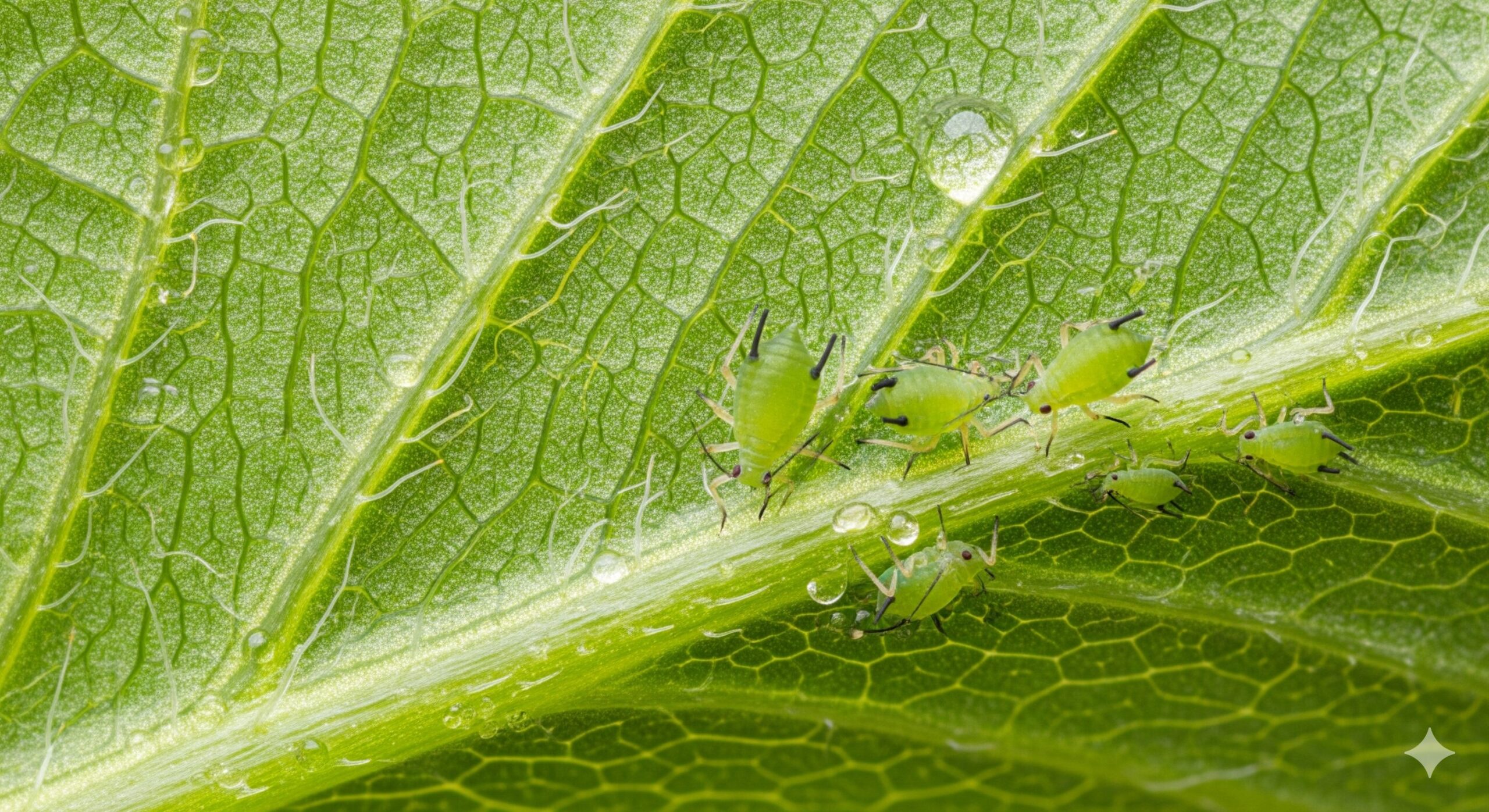 小さい虫(アブラムシなど)の見つけ方