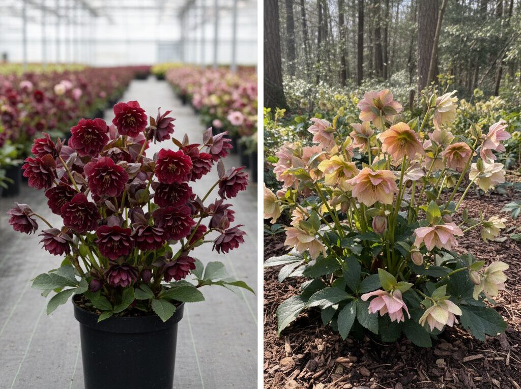 開花株と翌年以降の姿の違い