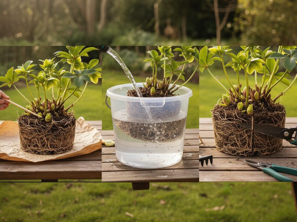 植え替え時に根がほぐれない時の対処法