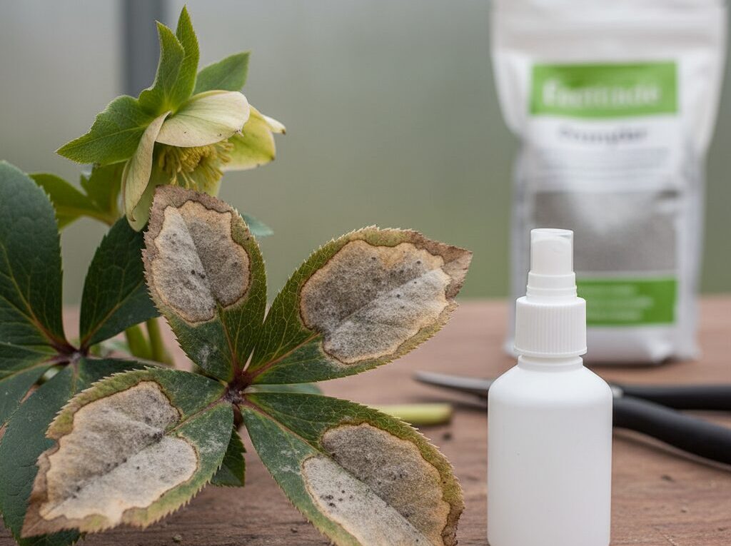 病気： 灰色かび病 の症状と予防的な殺菌剤