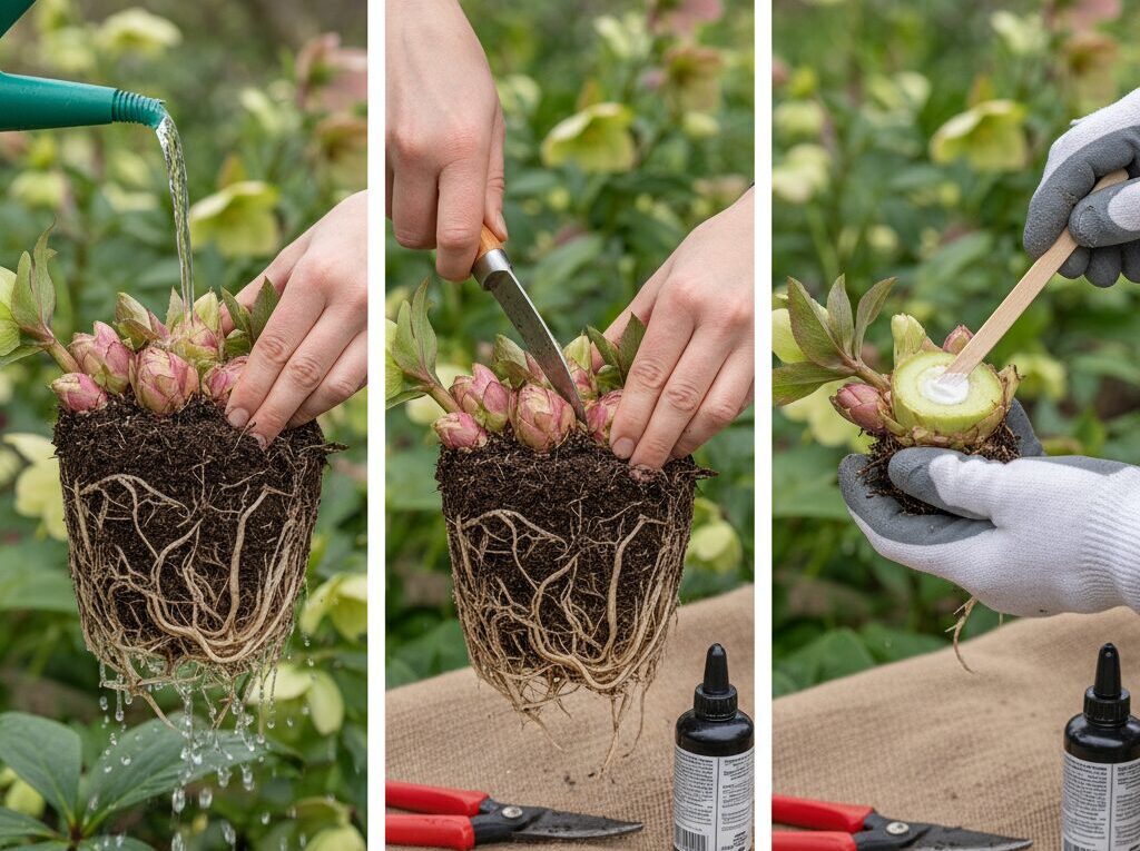 地植えの株分けを行う際のポイント
