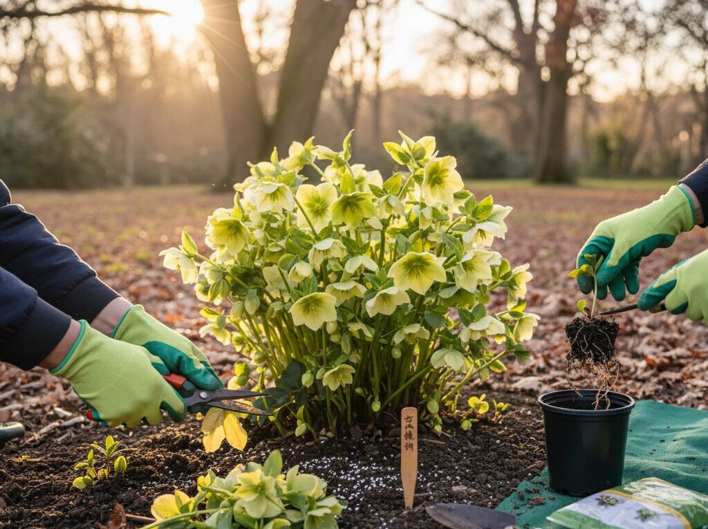 クリスマスローズの地植えで増える確率を上げる方法