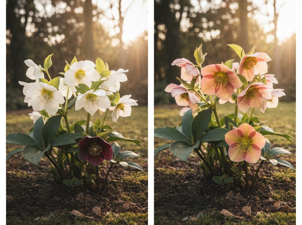 こぼれ種から咲く花の色は親と同じ？
