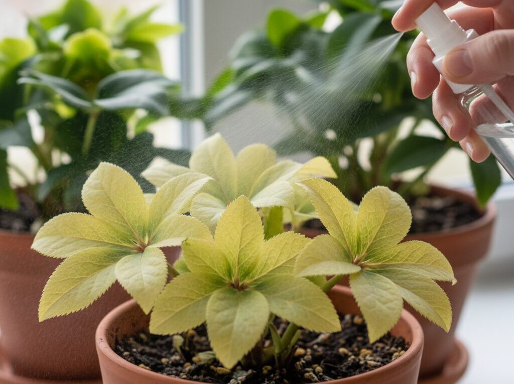 葉の色が薄い場合の微量栄養素欠乏症