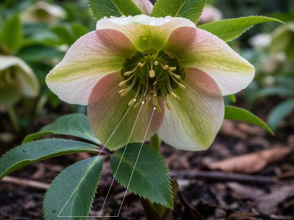 花の色は萼片でできており変化しやすい