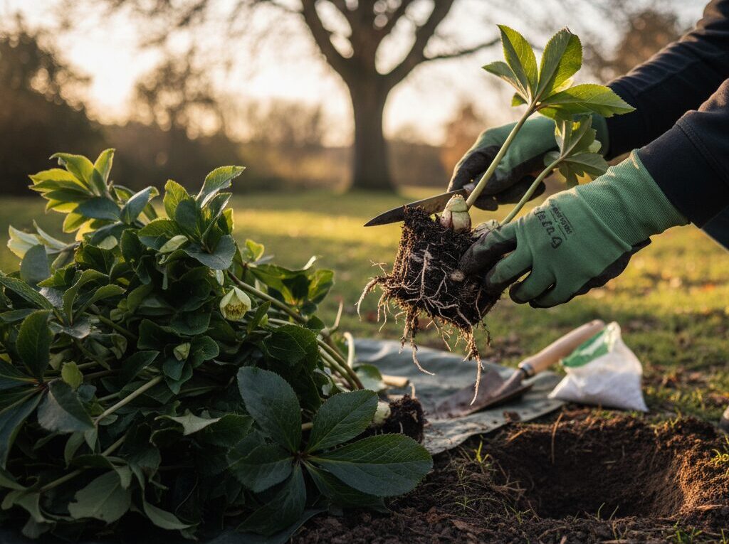 株分け後の移動（植え替え）の注意点