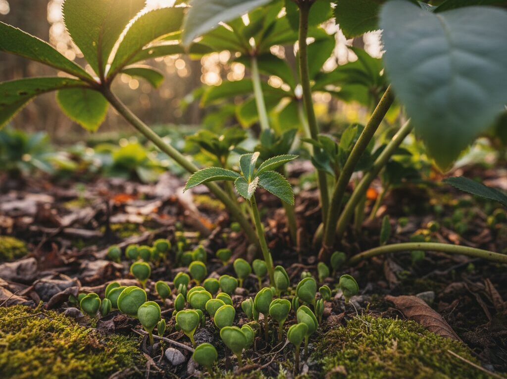 こぼれ種からの発芽は可能なのか