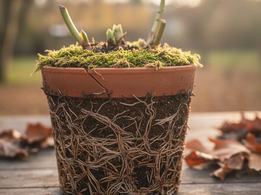 秋になっても新芽が出ない時