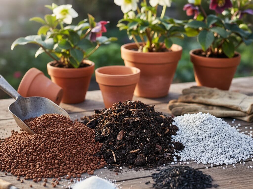 クリスマスローズが好む土の配合