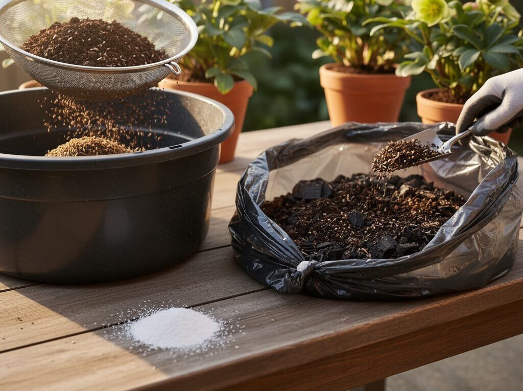 古い土の再生と再利用のコツ